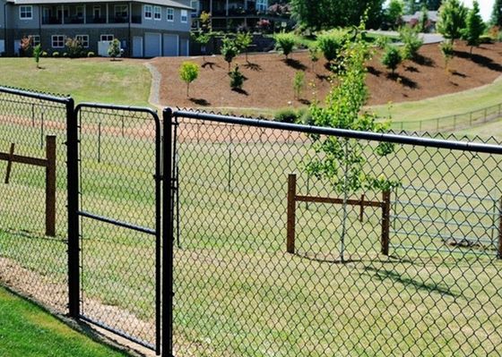 Safety Metal Steel Pvc Chain Link Fence For Garden