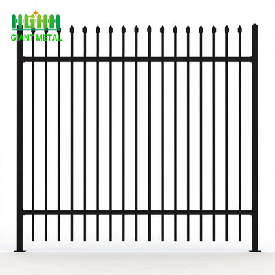 Assembled 6ft Height Tubular Steel Fence Galvanised