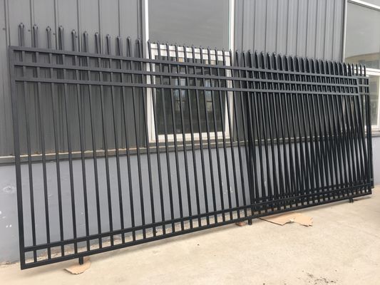 Security Hot Dip Galvanized Tubular Steel Fence 2.0m Height