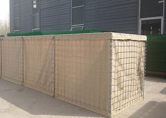 Rectangle Rock Basket Hesco Barrier Blast Wall