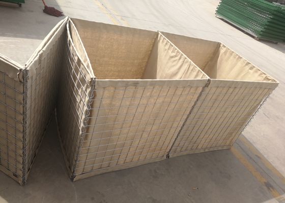 Rectangle Rock Basket Hesco Barrier Blast Wall