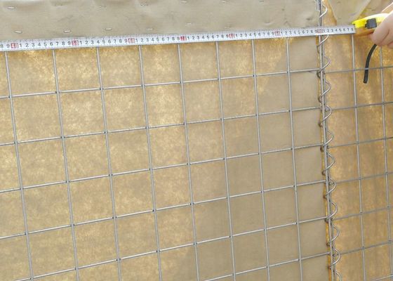 Galvanized  High Tensile 5mm wire Welded Mesh Gabion