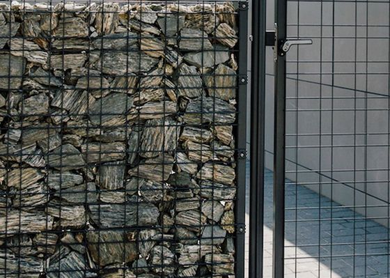 ISO14001 Galvanized Welded Gabion Mesh Basket