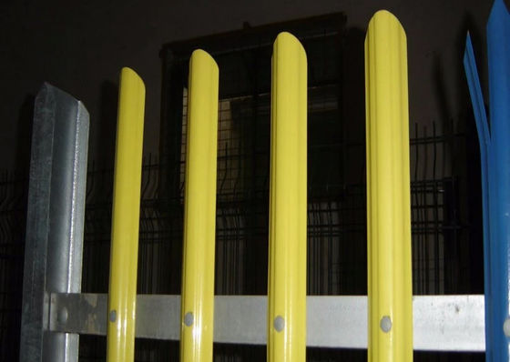 Colorful Powder Coated Steel Palisade Security Fence