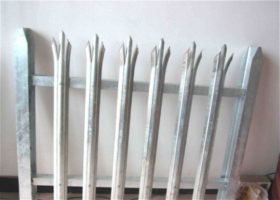 Q235 Steel D Pale Palisade Welded Wire Garden Fence