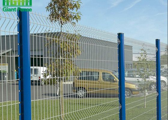 Peach Post Zinc Plated V Mesh Security Fencing