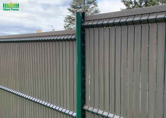 Countryard Peach Post Iron Steel Wire 3d Mesh Fence