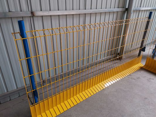 High Security Construction 4.0mm Edge Protection Barriers Powder Coated Fall Prevention