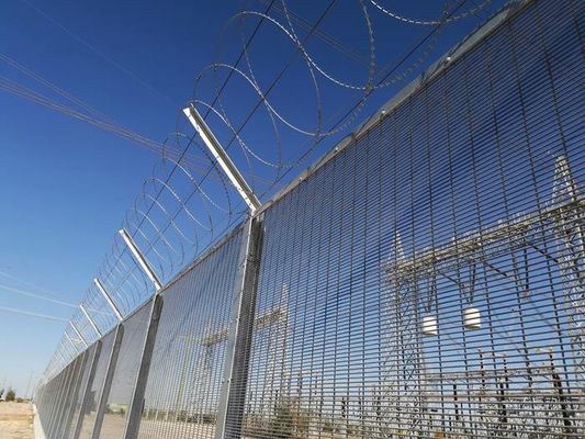 PVC Coating welded mesh ClearVu 358 Anti Climb Fence