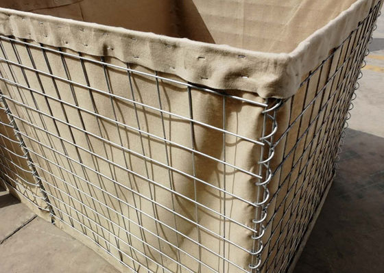 75mmx75mm Welded Gabion Hesco Barrier Blast Wall