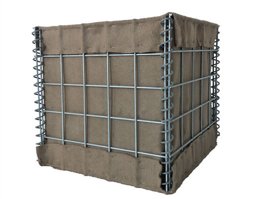 75mmx75mm Welded Gabion Hesco Barrier Blast Wall