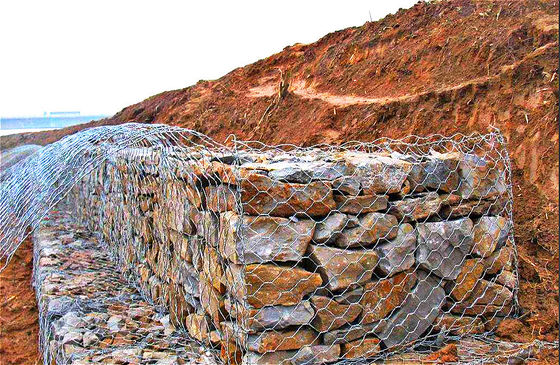 Double Twist Flood Control Gabion Fence Panels