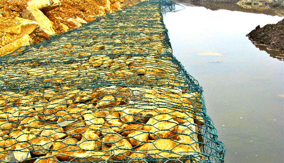 Double Twist Flood Control Gabion Fence Panels