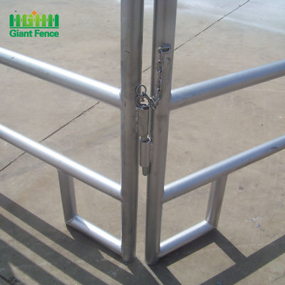 Hot Dip Galvanized 1.6m Livestock Fence Panels With Accessory Pins / Lugs