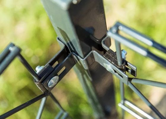 Powder Coating Rust Resistant H2m Double Wire Mesh Fence