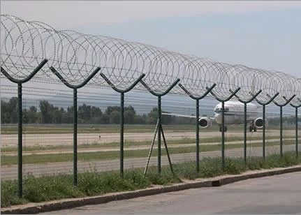 Anti Climb 358 Mesh 50*100mm Airport Security Fencing