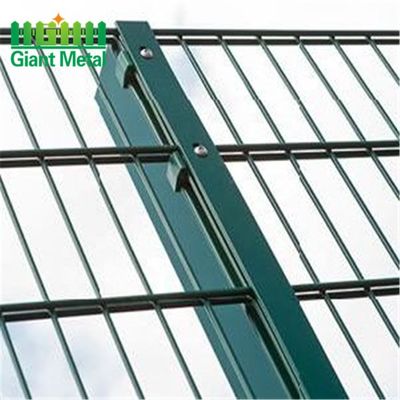 3.0mm 6ft Height Double Wire Mesh Fencing 55x200mm Welded Farm Security
