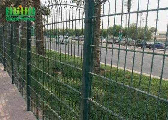 PVC Coated 2*2.5m Double Wire Mesh Fencing for Highway