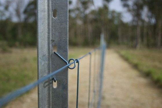 1000mm Y Shaped Fence Post Black Painted Steel