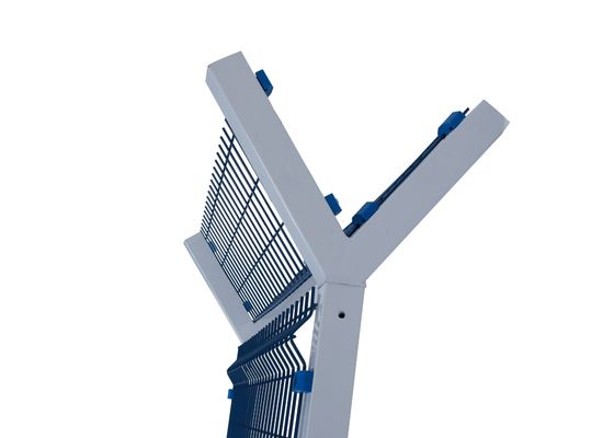 Y Arm Square Post H2400mm Airport Security Fencing