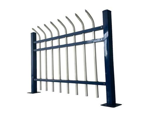Garden Black Metal Wrought Iron Fences Trellis Metal Iron Aluminium Tubular