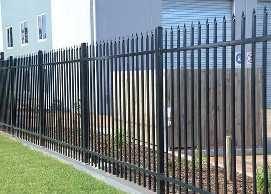 Home Garden Ornamental 4 Foot Aluminum Fence Black Metal Wrought Iron Steel