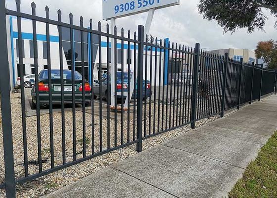 6ft Tall Wrought Steel Tubular Fence Durable Prefabricated ISO9001 Certified