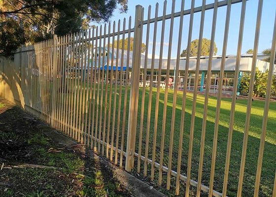 White Pvc Coated Square Post Welded Wire Garden Fence 6ft