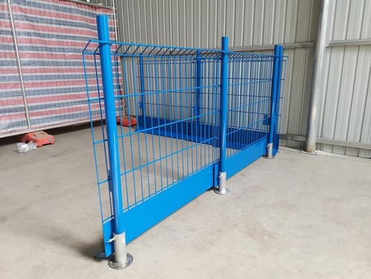 Giant Fence Blue Pvc Coated 1150*2600mm Fall Protection Fence