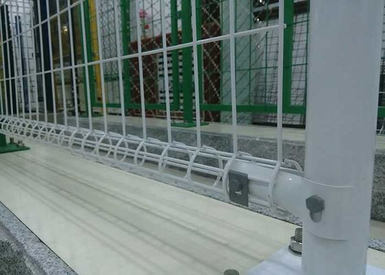 5mm 6ft White Double Loop Wire Mesh Fence Welded
