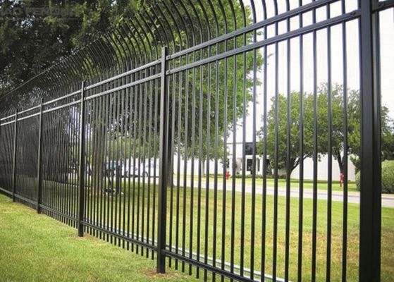 H2.2m PVC Coating Tubular Decorative Aluminium Fencing