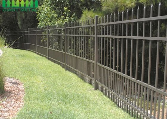 H2.2m PVC Coating Tubular Decorative Aluminium Fencing