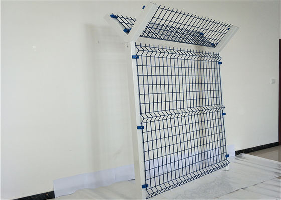 Metal Clips 70*70mm Welded Mesh Anti Theft Fence