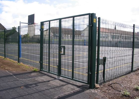 Easily Assembled 50*200mm Anti Rust Metal Garden Fence Gate