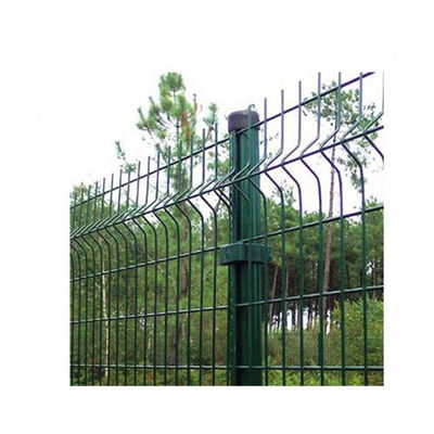 Metalx Factory Price Cheap Green/Black PVC Coated Outdoor Garden 3D Curvy Welded Bending Perimeter Security Wire/V Mesh