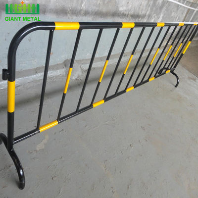 1.8mm Thickness Metal Steel Portable Road Safety Pedestrian Temporary Crowd Control Barricades for Traffic Control