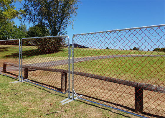 PVC Coated steel plate Chain Link Crowd Barrier Fencing