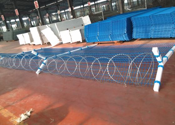 Y Shaped Column H2400mm 3D Curvy Airport Security Fencing