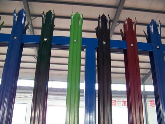 Pvc Coated Paliside Welded Wire Garden Fence