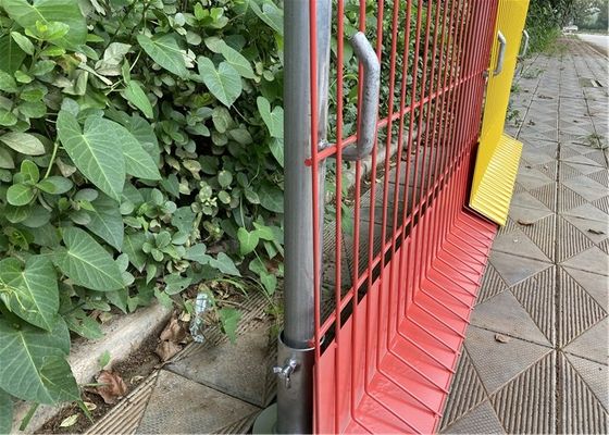 Pvc Coating 2.2m Temporary Edge Protection Barriers Lightweight