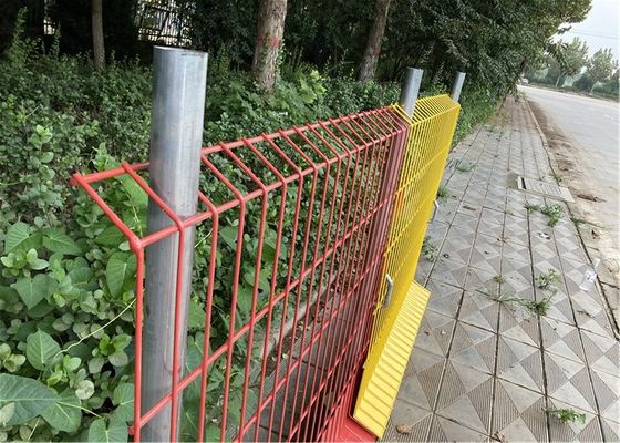 Pvc Coating 2.2m Temporary Edge Protection Barriers Lightweight