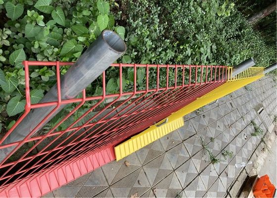 Pvc Coating 2.2m Temporary Edge Protection Barriers Lightweight