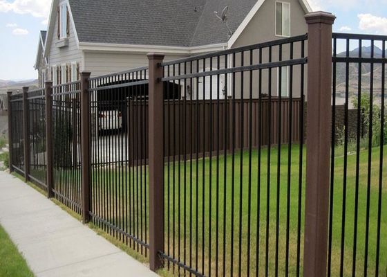 6 Ft Tall Powder Coated Tubular Fencing For Garden