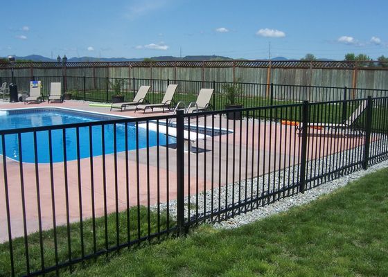 Powder Coated 1800x2500mm Tubular Steel Fence