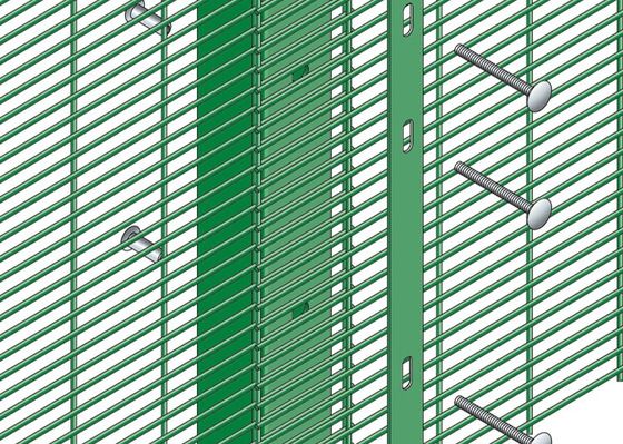 Powder Coated Square post 76.2*12.7mm 358 Security Fence