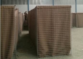 Zinc Aluminum Coated 75*150mm Hesco Barrier Blast Wall