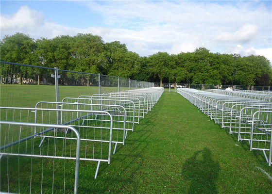 1.8mm Thickness Metal Steel Portable Road Safety Pedestrian Temporary Crowd Control Barricades for Traffic Control