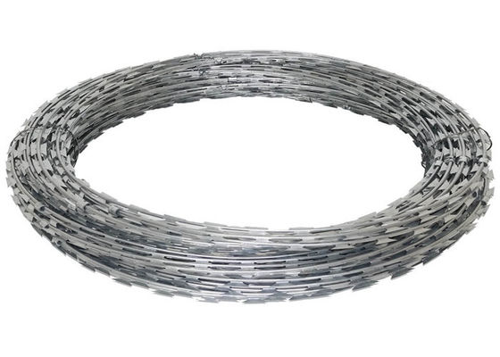 8 m/ roll corrosion resistant Concertina Razor Barbed Wire