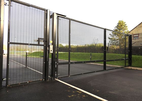 HGMT Round Post 3D Mesh Metal Garden Fence Gate