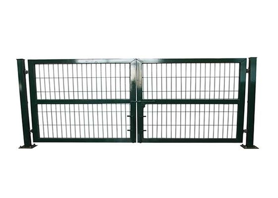 Easy Installation PVC Coated 2*4m Metal Garden Fence Gate